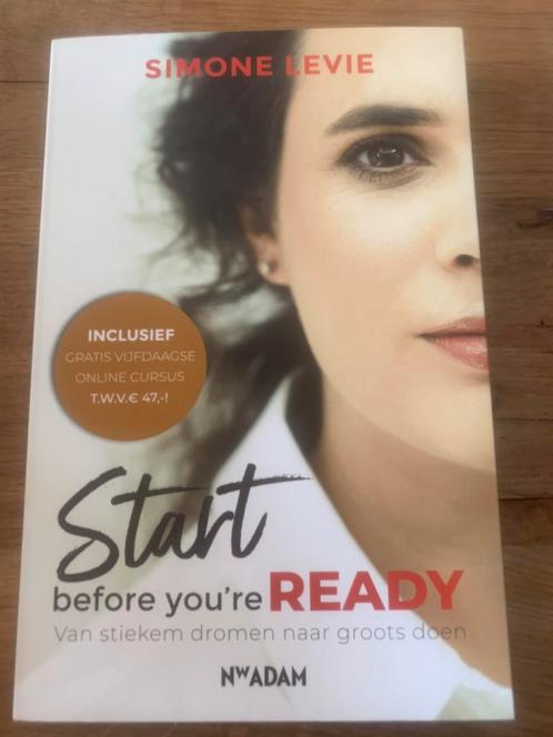 Simone Levie - Start before you're ready, Livres, Science, Enlèvement ou Envoi