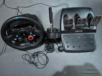 Logitech G29 simulatiestuurwiel + shifter 3D beschikbaar voor biedingen