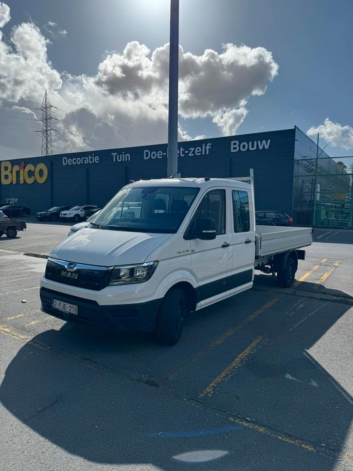 MAN TGE 3.140 LONG Dubbelcabine Automatic, Auto's, Bestelwagens en Lichte vracht, Particulier, Cruise Control, MAN, Diesel, Euro 6