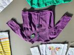 paarse gillet, pull, trui met knopen, 74, Kinderen en Baby's, Babykleding | Maat 74, Ophalen of Verzenden, Zo goed als nieuw
