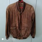 Bomberjack van suède - maat M., Alcodin, Bruin, Maat 48/50 (M), Ophalen of Verzenden