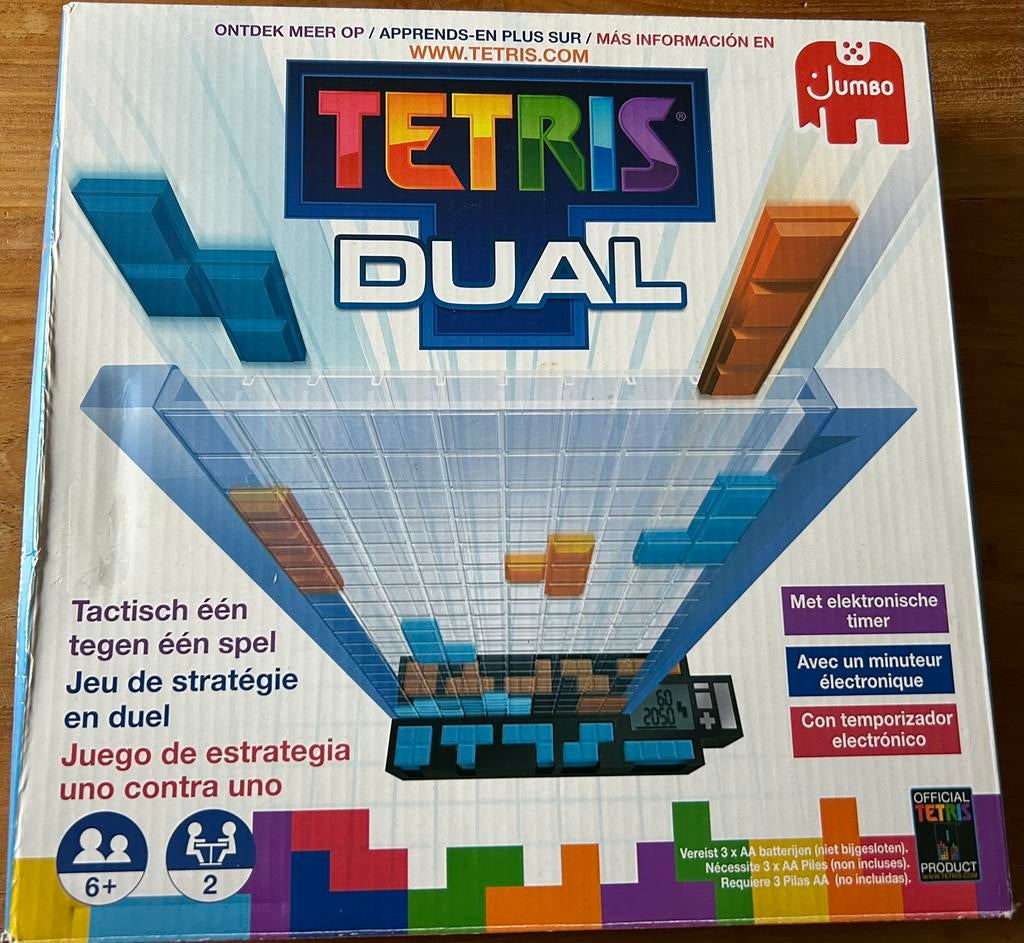 Tetris dual Jumbo, Hobby en Vrije tijd, Ophalen, Zo goed als nieuw