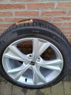 Originele Seat Leon velgen 17" 225/45 Michelin, Ophalen, Gebruikt, Banden en Velgen, 17 inch