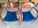 UITVERKOOP UITVERKOOP 2 designstoelen in mahonie, Ophalen