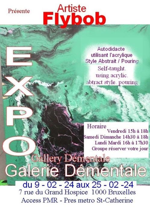 Exposition gratuit Démentale 08, Antiquités & Art, Art | Peinture | Abstraite, Enlèvement