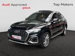 Audi Q5 Sportback S-LINE*QUATTRO*204PK*360ÂCAMERA*PANODAK*T, Automaat, Lederen bekleding, Q5, Zwart