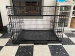Hondenbench TOPLINE 107x71x79cm black ninja, Ophalen, Zo goed als nieuw