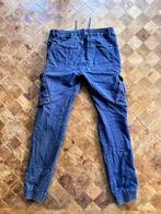 Blauwe jongensbroek,GarciaJeans, regular fit,164cm,gebruikt, Jongen, Broek