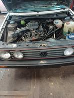 Vends pour pièces pas de papiers vw golf2 1990 moteur 1.6cc, 4 cilinders, Blauw, 3 deurs, Coupé