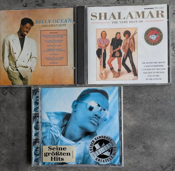CD MUSIC CEEDEES 3X SHALAMAR BILLY OCEAN LUTHER VANDROSS, CD & DVD, CD | Pop, Comme neuf, Enlèvement ou Envoi