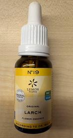 2 flacons 20 ml Fleur de bach LARCH à 3/4 rempli, Ophalen of Verzenden, Zo goed als nieuw