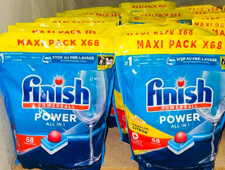 Finish Tablette, pods lave vaisselle (jusqu 68pods)LIVRAISON, Maison & Meubles, Produits de nettoyage, Enlèvement ou Envoi