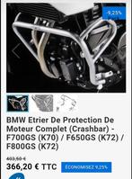 Barre de protection Moteur Crash-Bar moteur Bmw f800gs adven, Motos, Particulier
