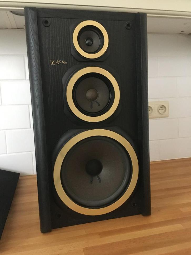 Luidspreker Life Ton A 3.3. Een paar 3-weg luidsprekers, Audio, Tv en Foto, Luidsprekerboxen, Gebruikt, Front, Rear of Stereo speakers