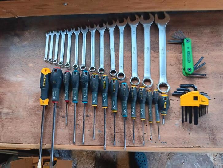 ring-steeksleutels,tournevis, inbus, Doe-het-zelf en Bouw, Gereedschap | Handgereedschap, Zo goed als nieuw, Ophalen of Verzenden