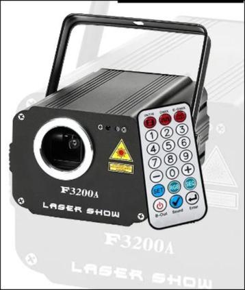 laser f3200a blutooth pad/gsm dmx, auto, sound, remote contr