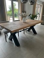 Eettafel 200cm x 100cm, Huis en Inrichting, Tafels | Eettafels, Ophalen, Zo goed als nieuw, Metaal