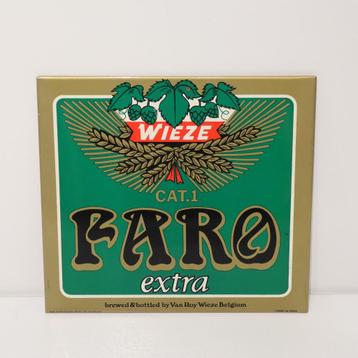 Vintage Faro Wieze Bier reclame beschikbaar voor biedingen