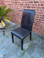 Gratis versleten fauxlederen stoelen – 6 stuks, Huis en Inrichting, Ophalen, Overige materialen, Gebruikt, Vijf, Zes of meer stoelen