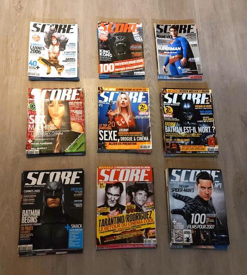 SCORE Cinema Magazine - Pak van 37 tijdschriften, Boeken, Tijdschriften en Kranten, Zo goed als nieuw, Muziek, Film of Tv, Ophalen of Verzenden