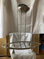 moderne gestileerd ovalen metalen hanglamp met 4 lampen, Ophalen, Gebruikt, 50 tot 75 cm, Modern - ovaal