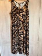 lang kleed stretch bruin zwart ms mode xl, Kleding | Dames, Grote Maten, Ophalen of Verzenden, MS Mode, Gedragen, Jurk