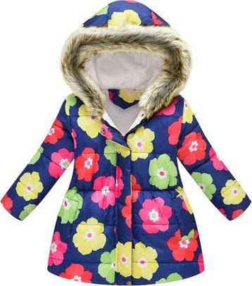 winterjas voor meisje | warm | met capuchon | Nieuw beschikbaar voor biedingen