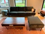 Groene sofa 3zitter + voetsteun, Huis en Inrichting, Ophalen, Gebruikt