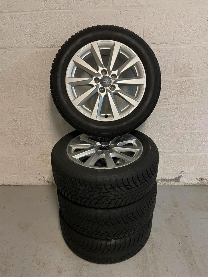 Kit de 4 jantes + pneus hiver - Audi A1 Sportback >2019, Auto-onderdelen, Banden en Velgen, Banden en Velgen, Winterbanden, 16 inch