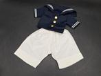 oude marine poppen hemdje met broek, jaren 40, Antiek en Kunst, Ophalen of Verzenden