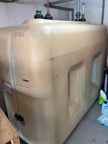 Mazouttank 2500 liter incl. 250 liter mazout + groene dop, Enlèvement, Utilisé, Élément