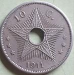 BELGISCH CONGO : 10 CENTIMES 1911 Km 19 XF, Postzegels en Munten, Ophalen of Verzenden, Losse munt, Overige landen