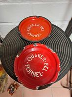 2 Emaille Asbakken Quaker Bel Forbel, Verzamelen, Ophalen of Verzenden, Gebruikt, Gebruiksvoorwerp