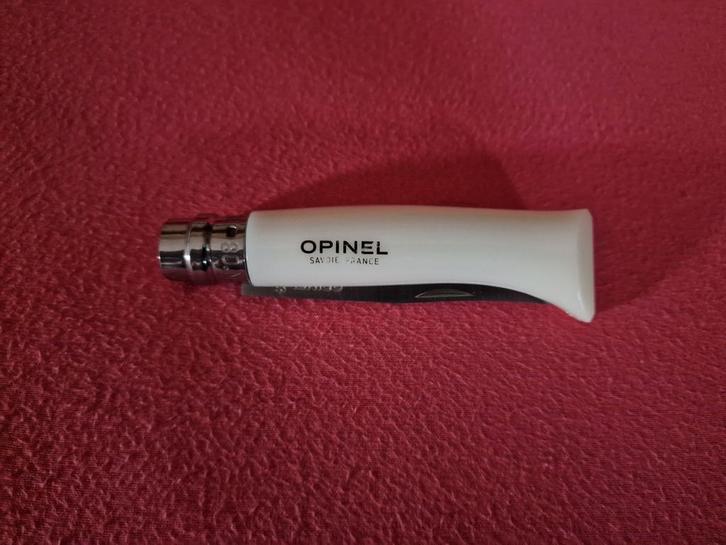 Opinel n8 inox avec manche en nylon, Huis en Inrichting, Keuken | Bestek, Zo goed als nieuw, Los bestek, Inox of Chroom, Vaatwasserbestendig