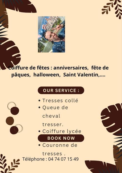 Je vous propose des coiffures sympa, Contacten en Berichten, Evenementen