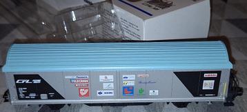Märklin HO 4735.1 schuifwand goederenwagon van de CFL, Hobby & Loisirs créatifs, Enlèvement ou Envoi, Comme neuf, Wagon, Märklin