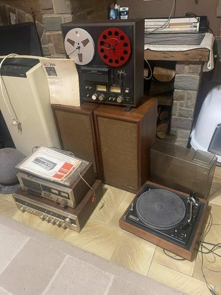 Chaine Hi-fi Realistic et magnétophone sony, TV, Hi-fi & Vidéo, Chaîne Hi-fi, Sony, Enlèvement