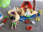 4149 playmobil strand + uitbreiding, Ophalen, Zo goed als nieuw