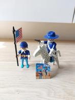 Vintage Playmobil Us Generaal En Sergeant - 3306, Ophalen of Verzenden, Zo goed als nieuw, Complete set