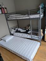 Lits superposés + tiroir lit avec 3 matelas - état neuf, Huis en Inrichting, Slaapkamer | Stapelbedden en Hoogslapers, Ophalen