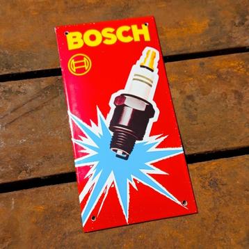 Emaille Schild BOSCH BOUGIES Dealer Reclamebord PopArt Plaat beschikbaar voor biedingen