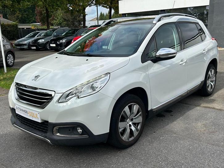 Peugeot 2008, 1.2i, 2016, 100.960Km, Full Opt. 12m Garantie, Auto's, Peugeot, Bedrijf, Te koop, 4x4, ABS, Bluetooth, Boordcomputer