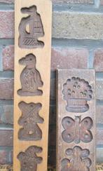 Handgestoken speculoosvorm 7 figuurtjes, Ophalen of Verzenden