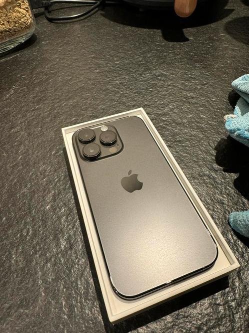 iPhone 14 Pro (Nieuwstaat, 100% batterijcapaciteit), Telecommunicatie, Mobiele telefoons | Apple iPhone, Zo goed als nieuw, 128 GB