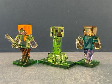 Swarovski Minecraft Alex, Creeper & Steve beschikbaar voor biedingen