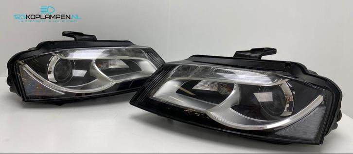 Audi A3 Sportback 8P Facelift Bi Xenon LED koplamp links rec, Auto-onderdelen, Verlichting, Audi, Gebruikt, Ophalen of Verzenden