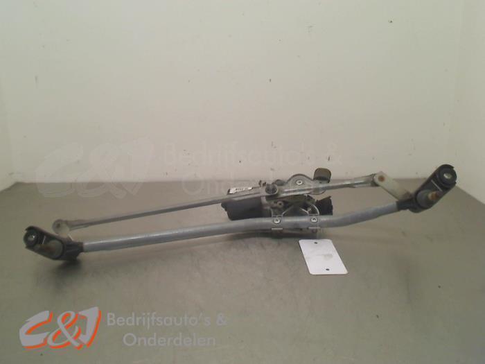 Ruitenwismotor + Mechaniek van een Renault Kangoo, Auto-onderdelen, Ruiten en Toebehoren, Renault, Gebruikt, 3 maanden garantie