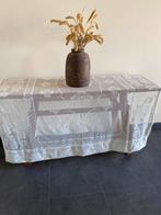 Tafeldoek retro vintage, Huis en Inrichting, Stoffering | Tapijten en Vloerkleden, Ophalen, Gebruikt, Crème, 100 tot 150 cm