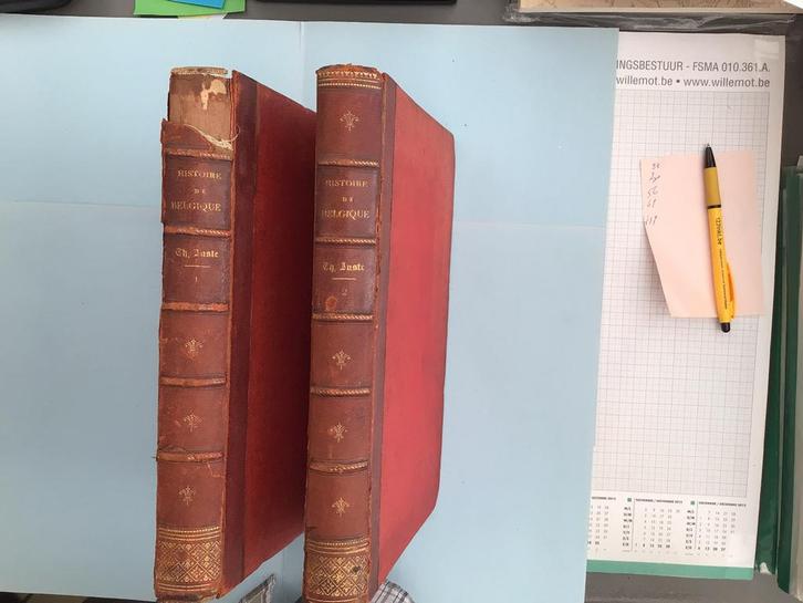 Histoire De Belgique ( 2 delen) 1868 Theodore Juste., Livres, Histoire nationale, Utilisé, Enlèvement ou Envoi