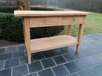 Sidetable uit massieve teak. Geluchtgomd., Huis en Inrichting, Tafels | Sidetables, Ophalen of Verzenden, Zo goed als nieuw